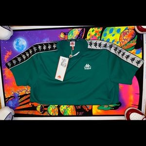 Kappa authentic T- shirt , Color Green , and SIZE L